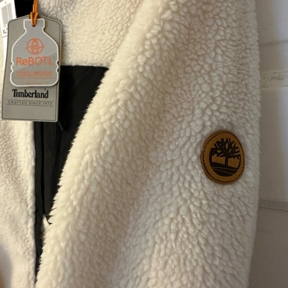 Timberland plus size / regular fleece coat NWT size XL - Picture 3 of 9
